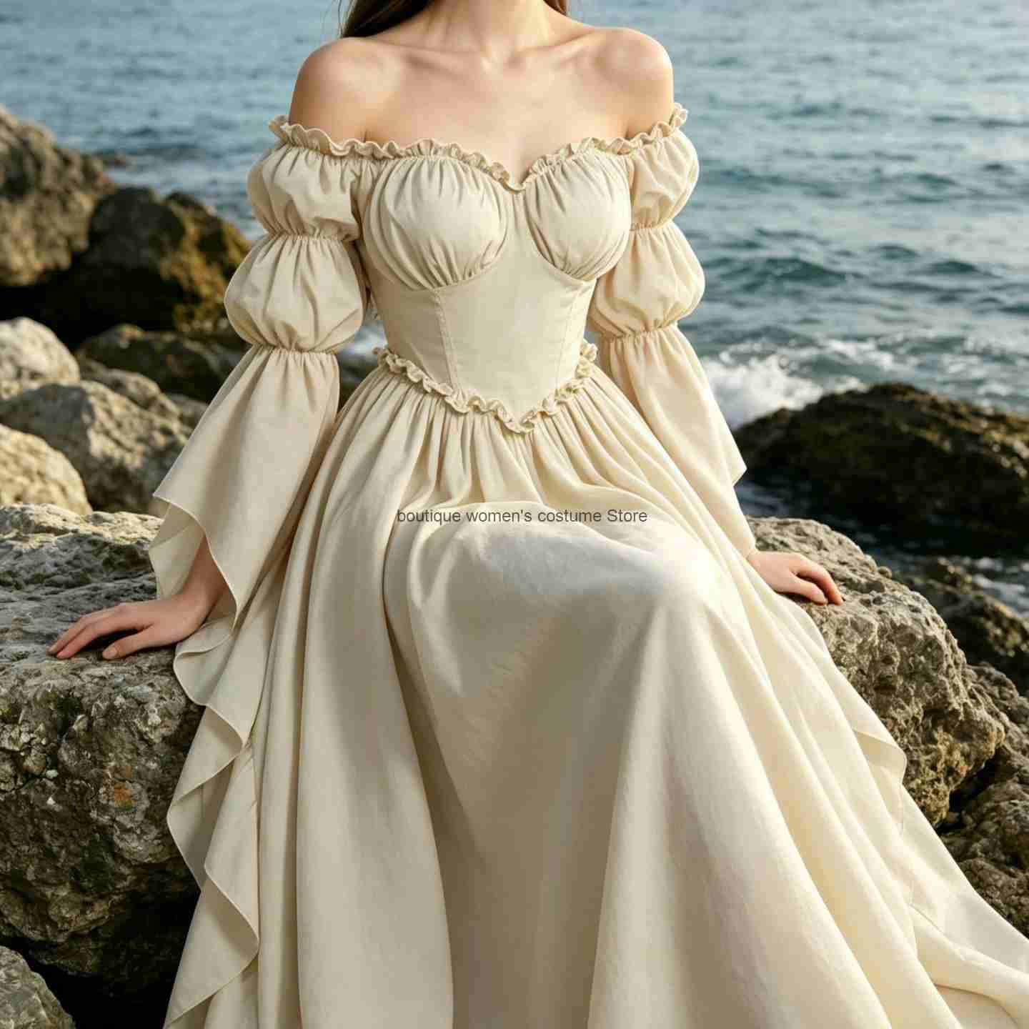 Medieval Renaissance Dress Women - Neues mittelalterliches Renaissance-Kleid für Damen, Vintage-Kleid