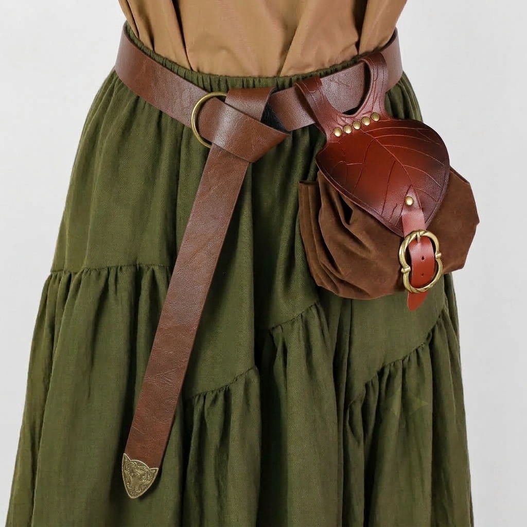 Costumes - 2 Stück Mittelalterliches Festival-Kostümzubehör, Vintage-Taillengürtel aus