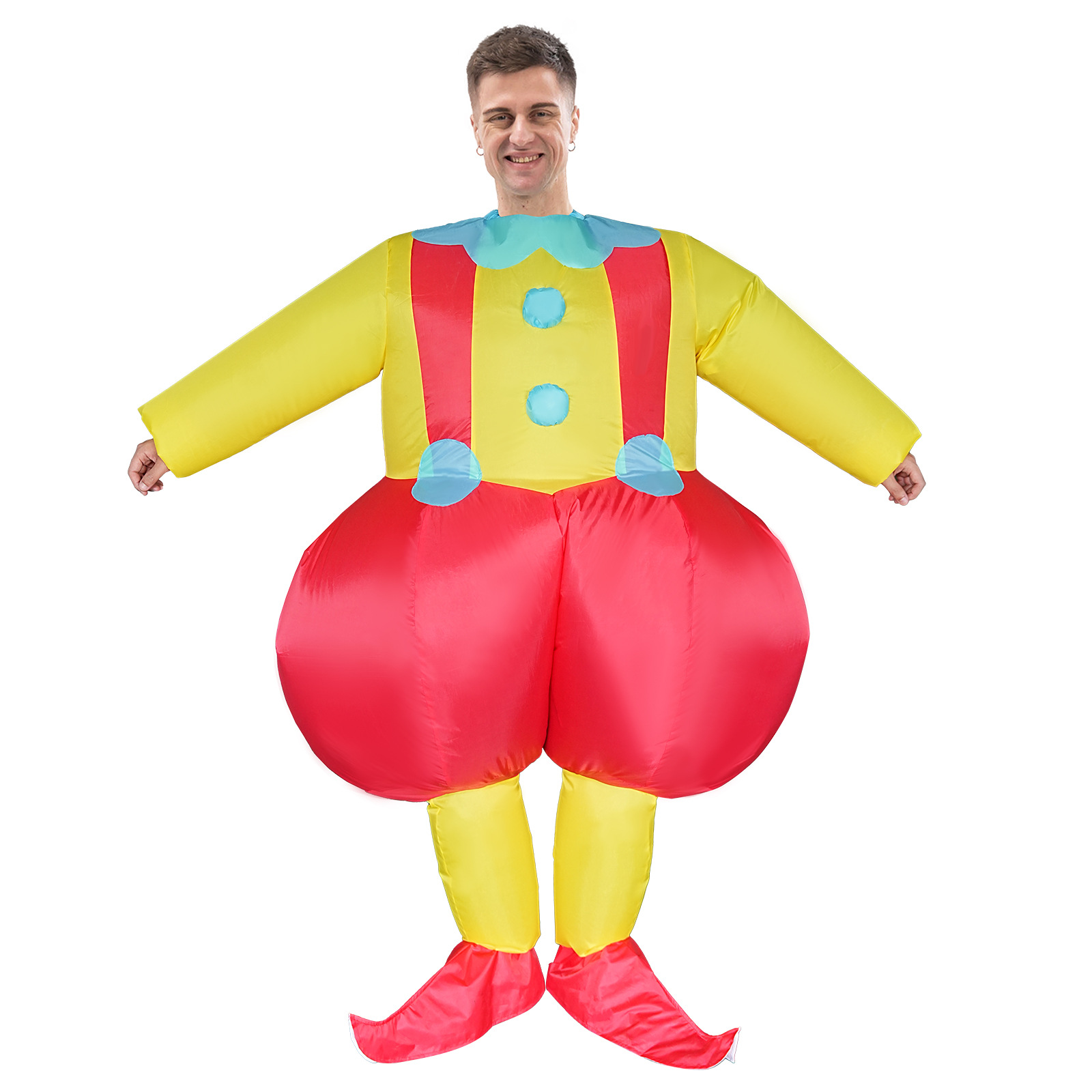 Costumes - Aufblasbare Clown-Kostüme mit großem Po, aufblasbare