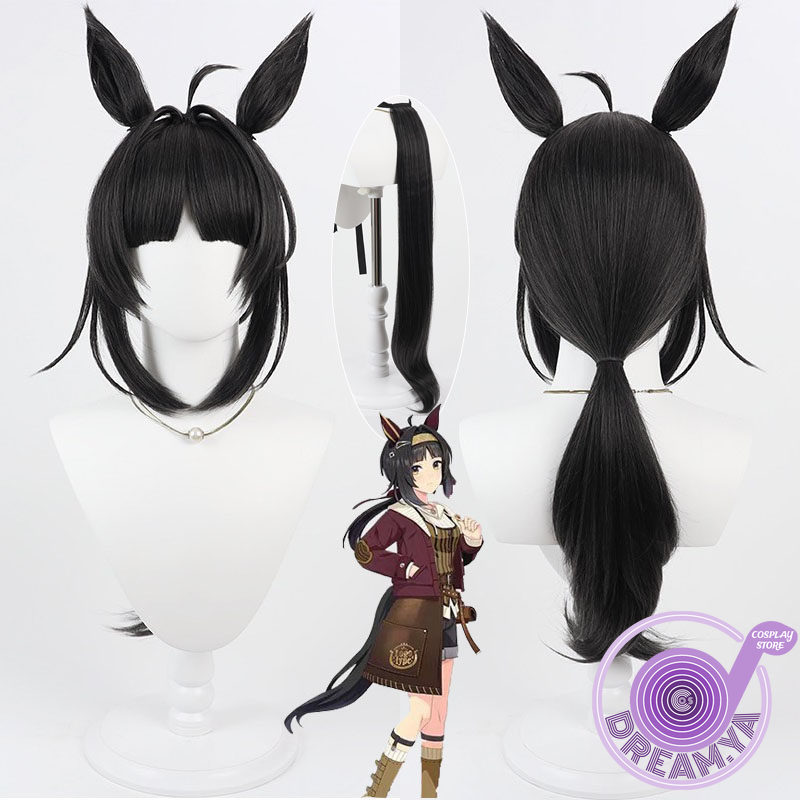 Anime Cosplay Wig Heat Resistant - Logotype Cosplay-Perücke, Uma Musume Pretty Derby,