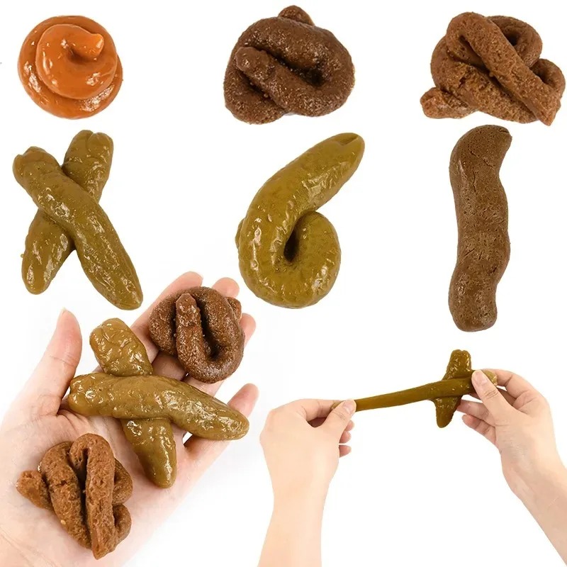 Fake Poop Gag Gift - Realistischer, sicherer und weicher Plastik-Kot, lustiges