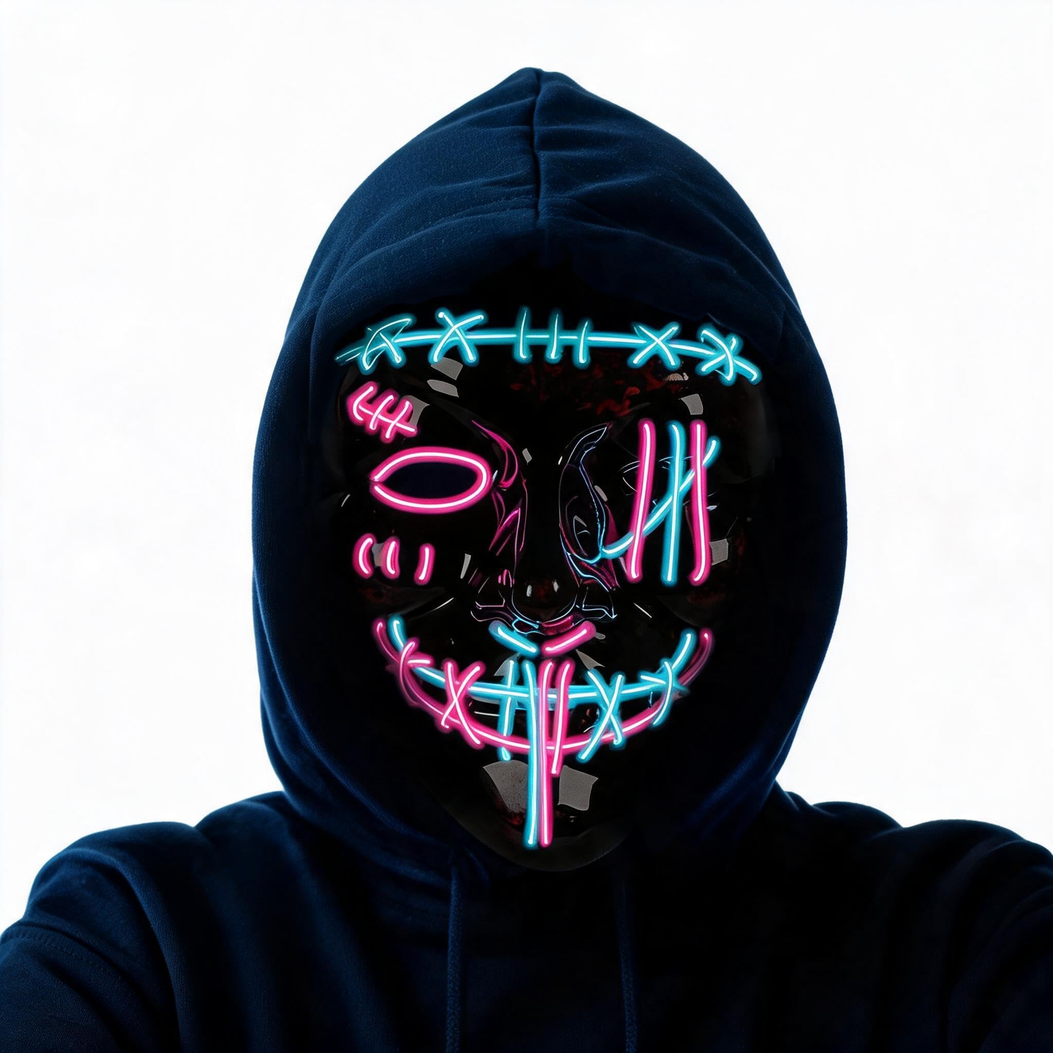 3er-Pack Halloween Gruselmaske – Led Purge Mask Halloween Bewertung und Preis