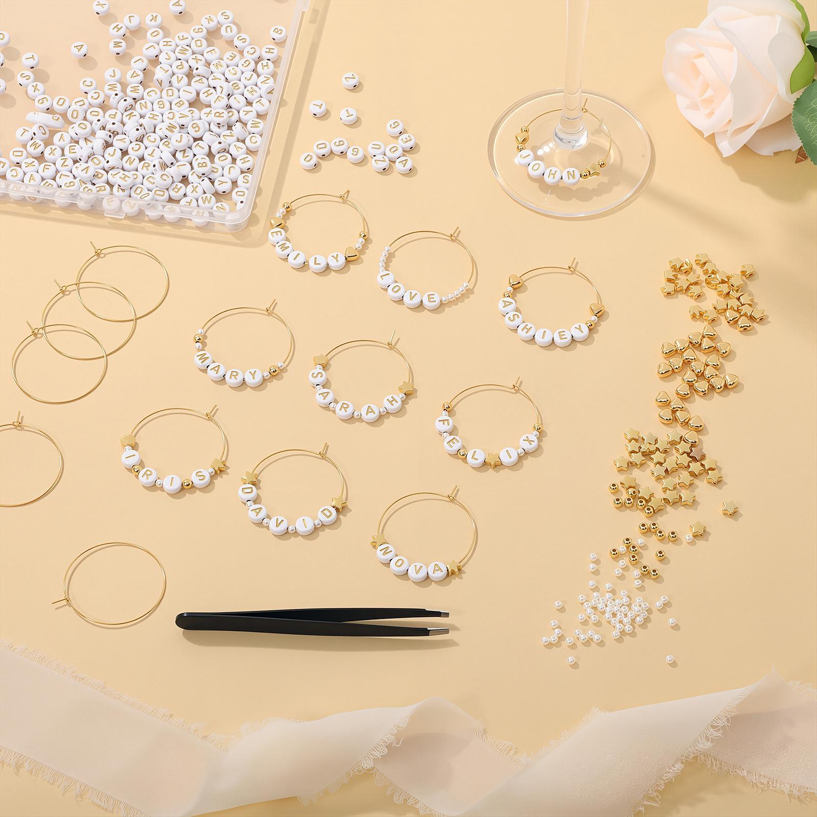 Glasmarkierer mit Perlen, Pinz – Party Supplies Bewertung und Preis