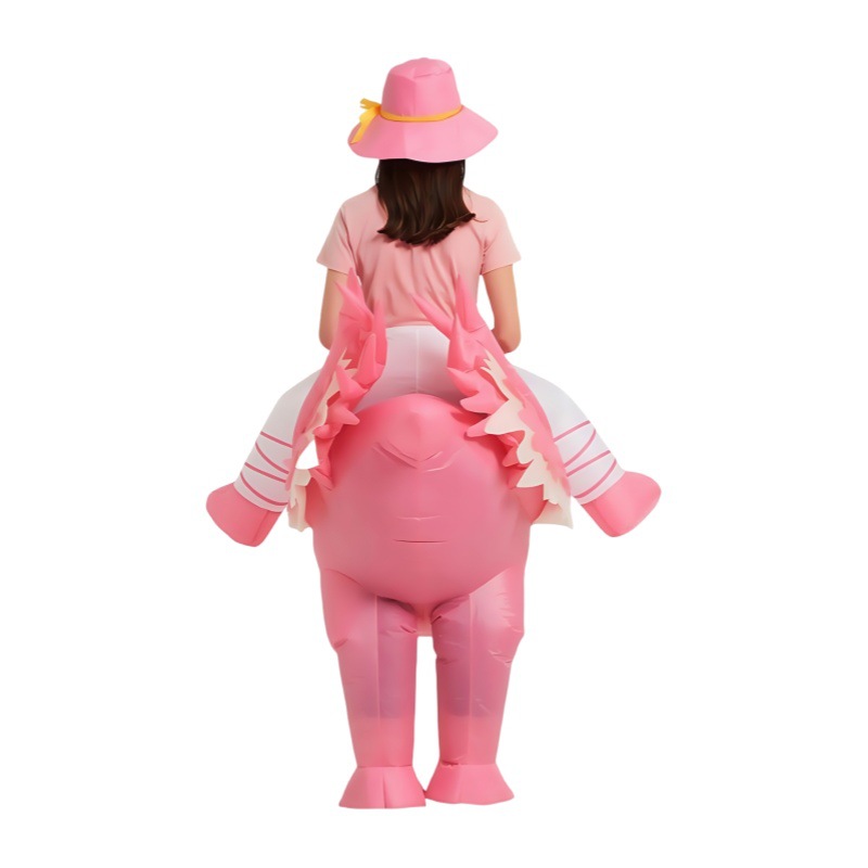 Rosa Flamingo Aufblasbare Kost – Costumes Bewertung und Preis