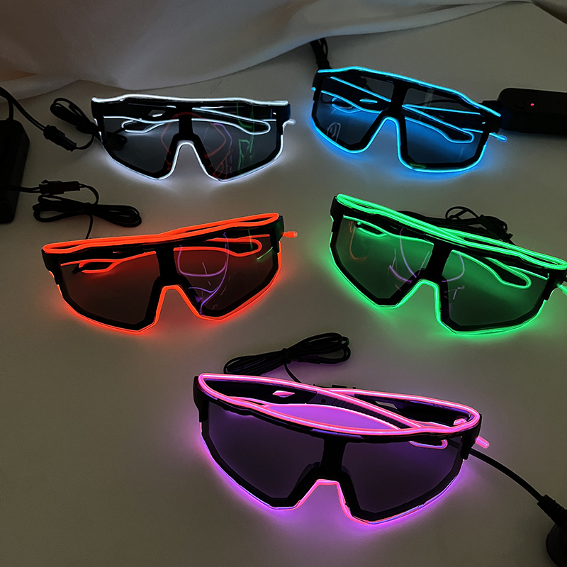 Coole winddichte LED-Blinkbril – Glow In The Dark Party Glasses Bewertung und Preis