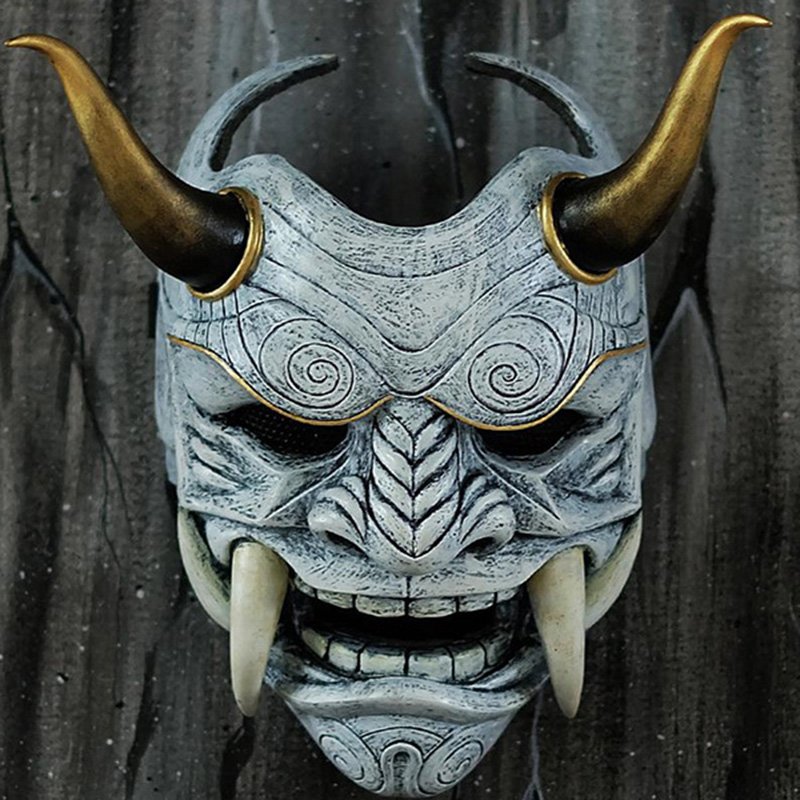 Hannya Dämonenmaske Japanische – Led Purge Mask Halloween Bewertung und Preis