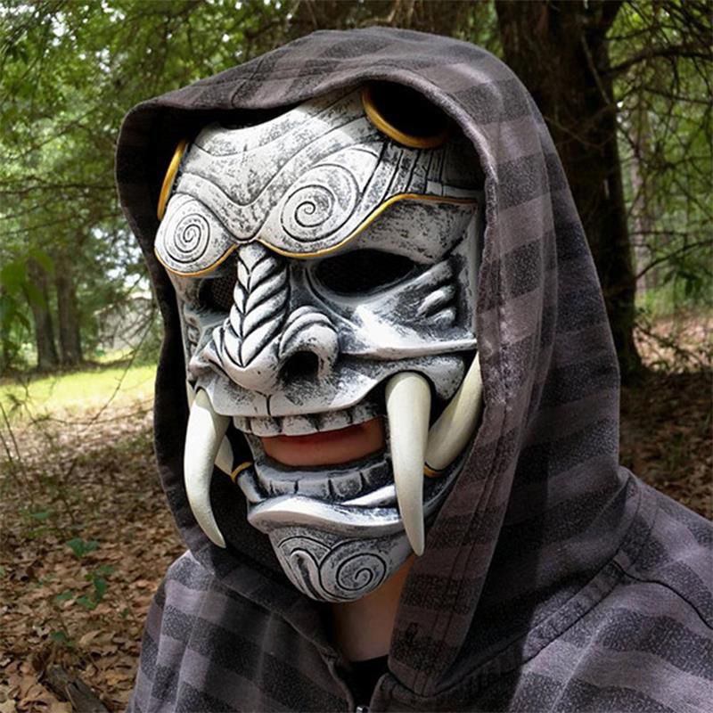 Hannya Dämonenmaske Japanische – Led Purge Mask Halloween Bewertung und Preis
