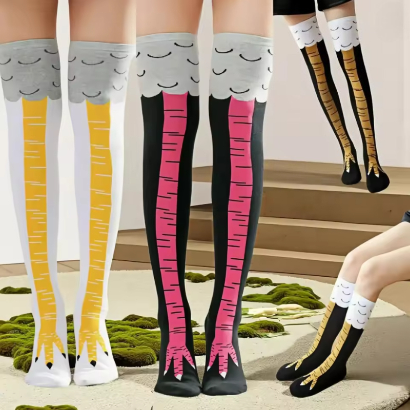 Neue Damen Kniestrümpfe Trendi – Funny Chicken Leg Socks Bewertung und Preis