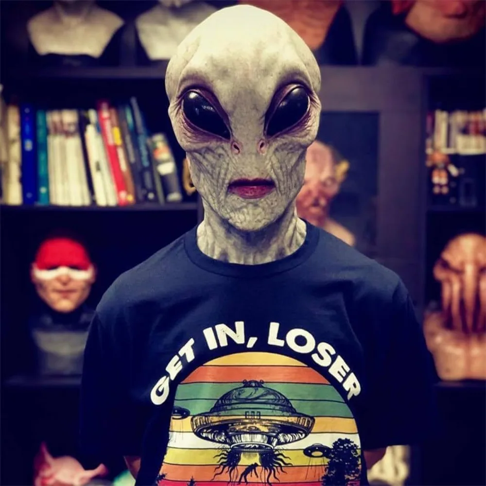 Halloween-Kostüm, Alien-Dinosa – Latex Alien Mask Realistic Bewertung und Preis