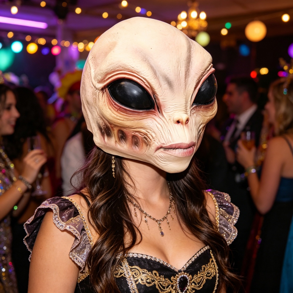 Halloween Alien-Maske Party-Ko – Latex Alien Mask Realistic Bewertung und Preis