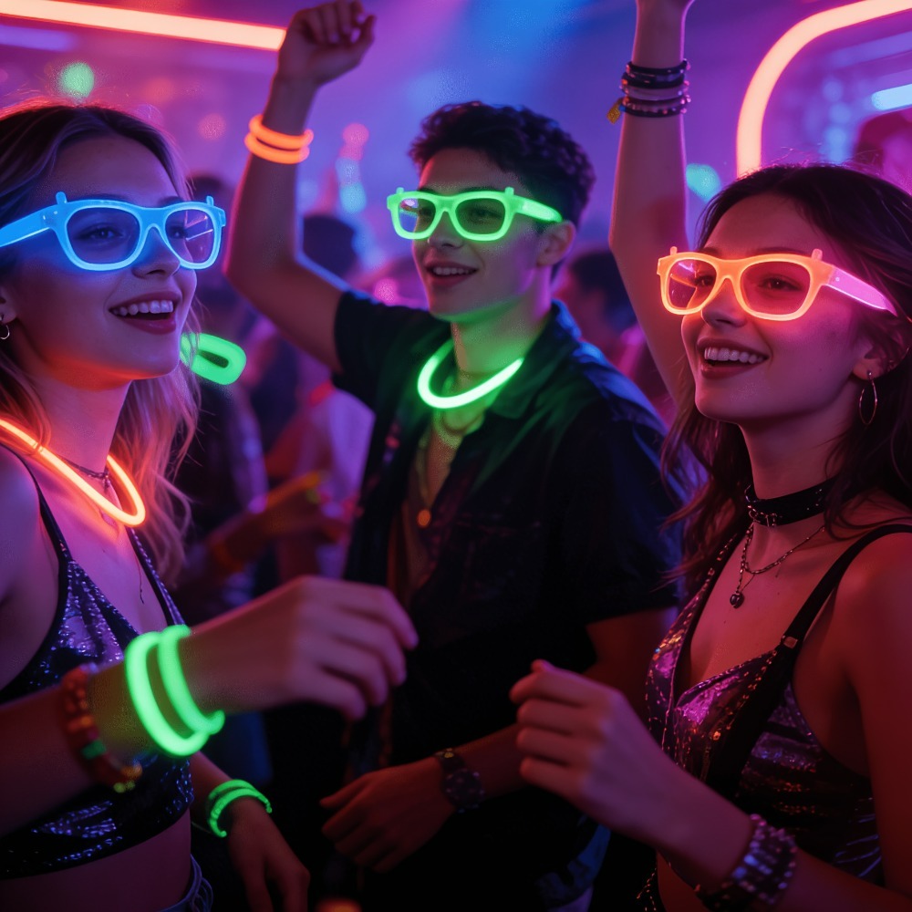 5/12 Stück UV-Leuchtbrillen, m – Glow In The Dark Party Glasses Bewertung und Preis