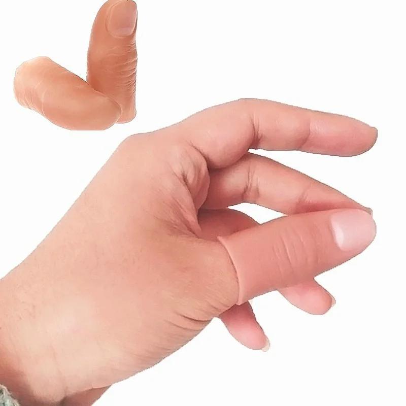 5 Teile/satz Gefälscht Weiche  – Thumb Tip Magic Trick Set Bewertung und Preis